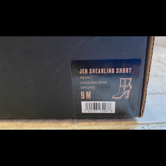 FRYE Jen Suede Shearling Boots, Smoke, Like New Condition - Picture 6 of 6